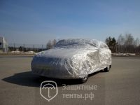 Тент чехол для автомобиля, ЭКОНОМ плюс  для Alpina D4 Купе 