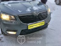 Маска утеплитель радиатора СТАНДАРТ для автомобиля Skoda Yeti / Шкода Йети 2013-2018