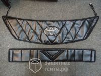 Маска утеплитель радиатора ПРЕМИУМ для автомобиля Toyota Camry / Тойота Камри 2011-2014 (XV50)