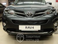 Маска утеплитель радиатора ПРЕМИУМ для кроссовера Toyota RAV4 2006-2009 / Тойота РАВ4 2006-2009