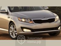 Маска утеплитель радиатора СТАНДАРТ для автомобиля KIA Optima 2010-2013 / КИА Оптима 2010-2013