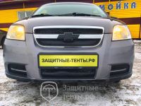 Маска утеплитель радиатора НОРМА для автомобиля Chevrolet Aveo / Шевроле Авео 2006-2012 (T250)
