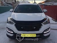 Маска утеплитель радиатора ПРЕМИУМ для автомобиля Hyundai Santa Fe / Хендай Санта фе 2012-2016