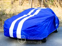 Чехол тент на автомобиль «SPARCO», полиэстер, напыление из ПВХ, морозоустойчивый
