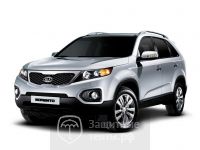 Маска утеплитель радиатора НОРМА для автомобиля KIA Sorento / Киа Соренто 2009-2012