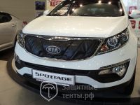 Маска утеплитель радиатора НОРМА для автомобиля KIA Sportage / Киа Спортейдж 2016-2019