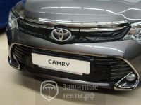 Маска утеплитель радиатора НОРМА для автомобиля Toyota Camry / Тойота Камри 2014-2017 (XV55) 1-Рестайлинг