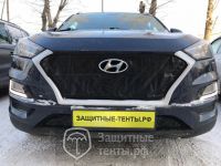 Маска утеплитель радиатора СТАНДАРТ для автомобиля Hyundai Tucson / Хендай Туссан lll Рестайлинг 2018-н.в.