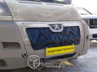 Маска утеплитель радиатора СТАНДАРТ для автомобиля Peugeot Boxer / Пежо Боксер (2006 - 2014)