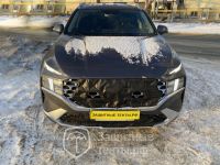 Маска утеплитель радиатора СТАНДАРТ для автомобиля Hyundai Santa Fe / Хендай Санта Фе (2020 - н.в.)