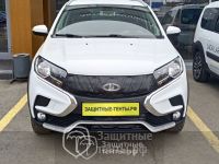Маска утеплитель радиатора ПРЕМИУМ для автомобиля Lada X-Ray / Лада Икс-рей 2015 - н.в.