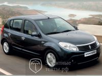 Модельный тент-чехол для автомобиля Renault Sandero / Рено Сандеро