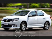 Модельный тент-чехол для автомобиля Renault Logan 2 / Рено Логан 2