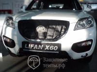 Маска утеплитель радиатора ПРЕМИУМ для кроссовера LIFAN X60 / ЛИФАН X60 2015-2016