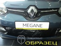 Маска утеплитель радиатора НОРМА для автомобиля Renault Megane Hatchback / Рено Меган Хэтчбек 2014-2016