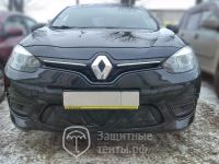 Маска утеплитель радиатора СТАНДАРТ для автомобиля Renault Fluence / Рено Флюенс 2012-2017