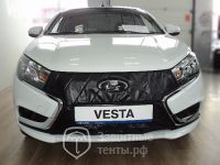Маска утеплитель радиатора СТАНДАРТ для автомобиля Lada Vesta / Лада Веста 2015-н.в.